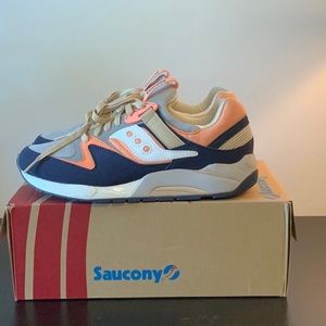Saucony Grid 9000 Coral Exclusive Sz 10